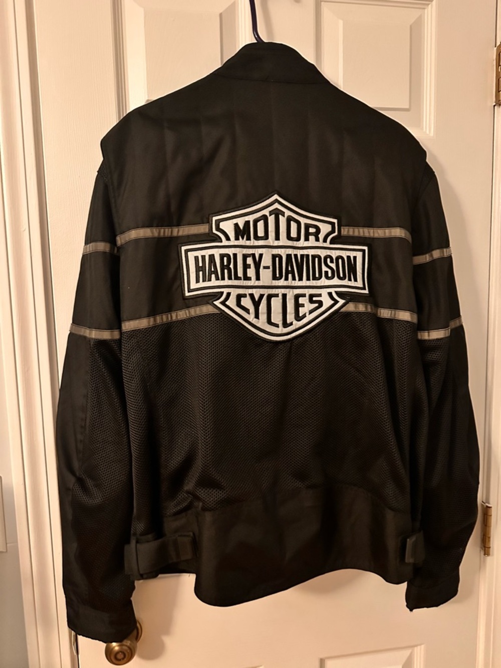 Harley-Davidson Men's Black Mesh Motorcycle Jacket